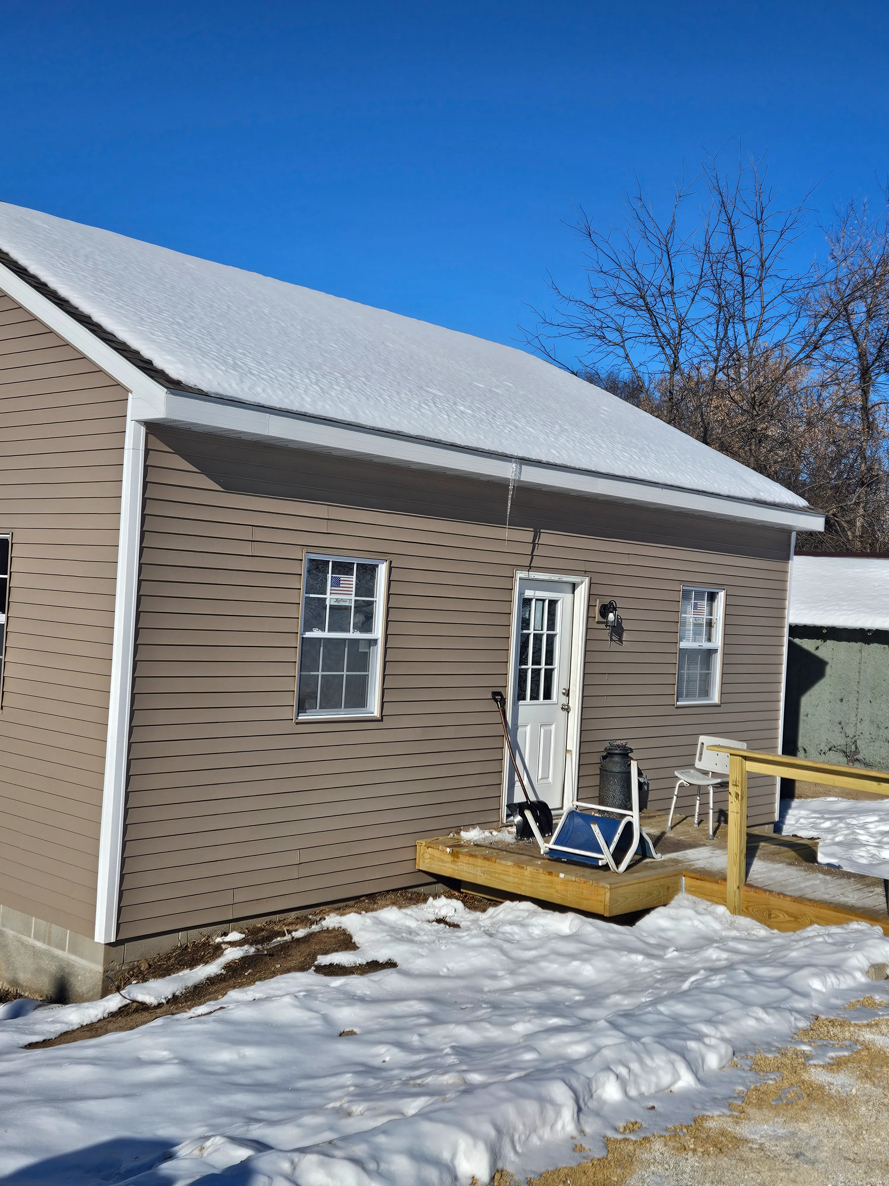 Daysville fire damaged home restoration by Old Oak Renovations
